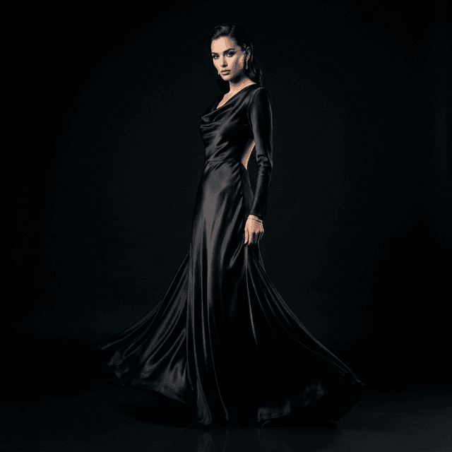 Королевское Шелковое Платье